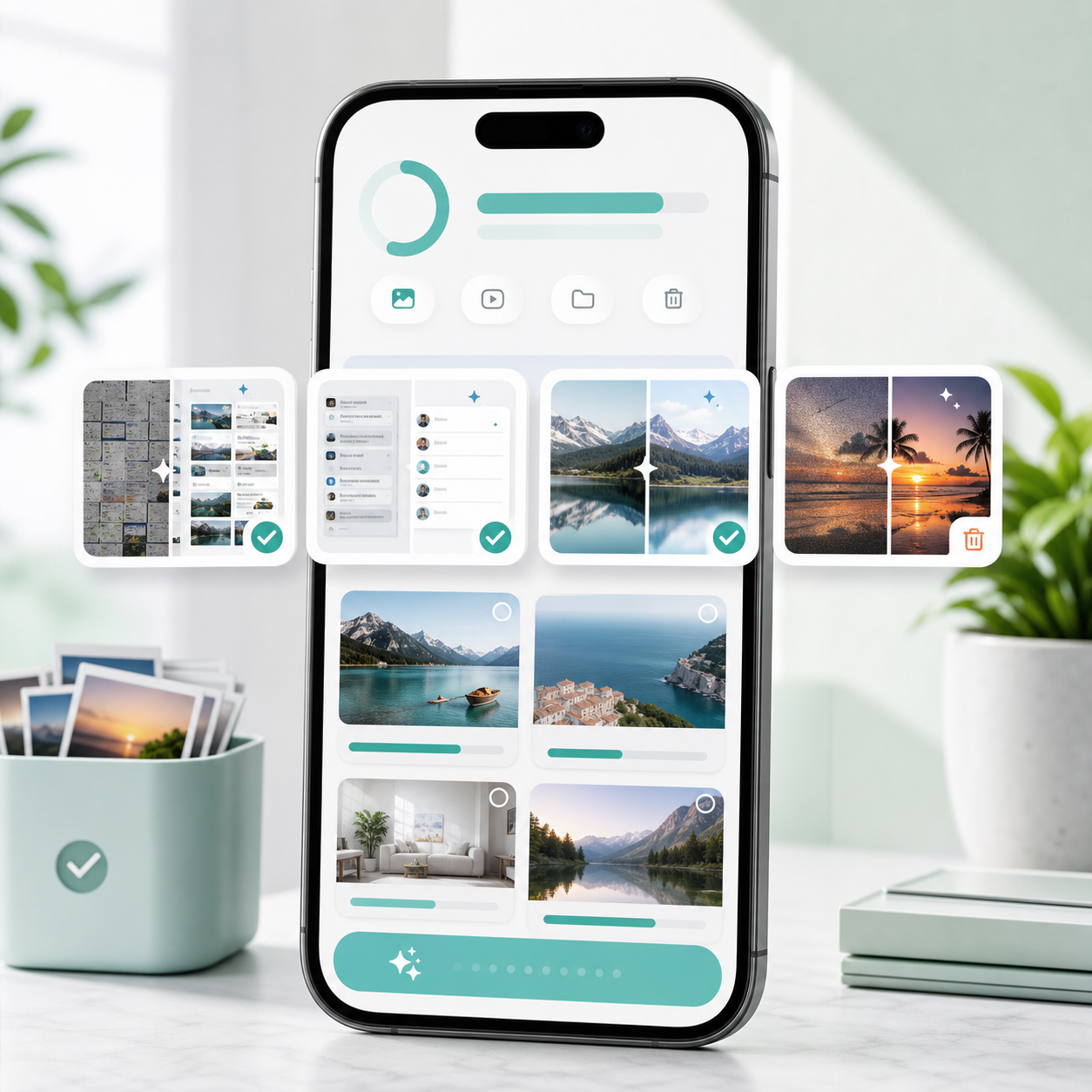 Screenshot cleanup feature mockup